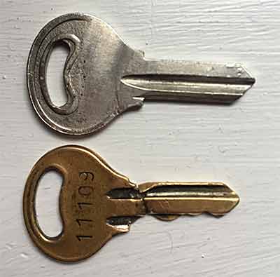 Toilet door lock set